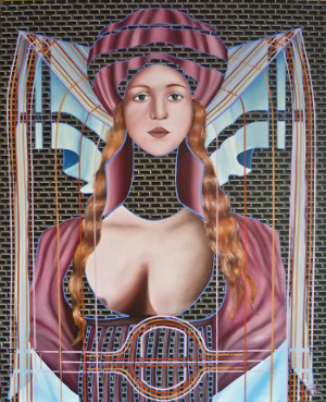 Knicke 7, Öl auf Leinwand, 90 x 110 cm, 2012